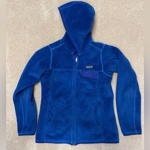 Rare Patagonia Retool full zip hoody jacket, XS, Cobalt blue, good condition
